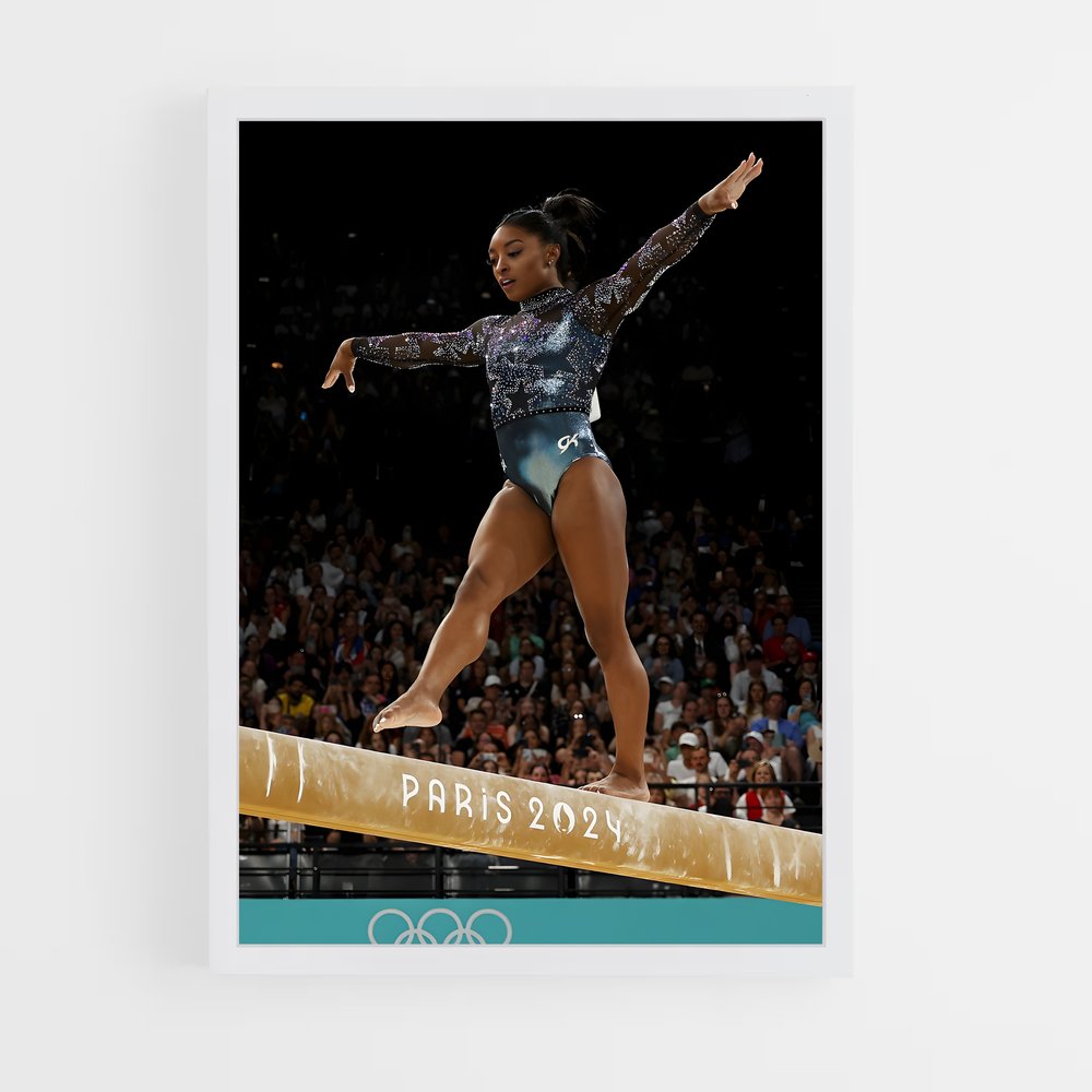 Poster Simone biles (vue 3)
